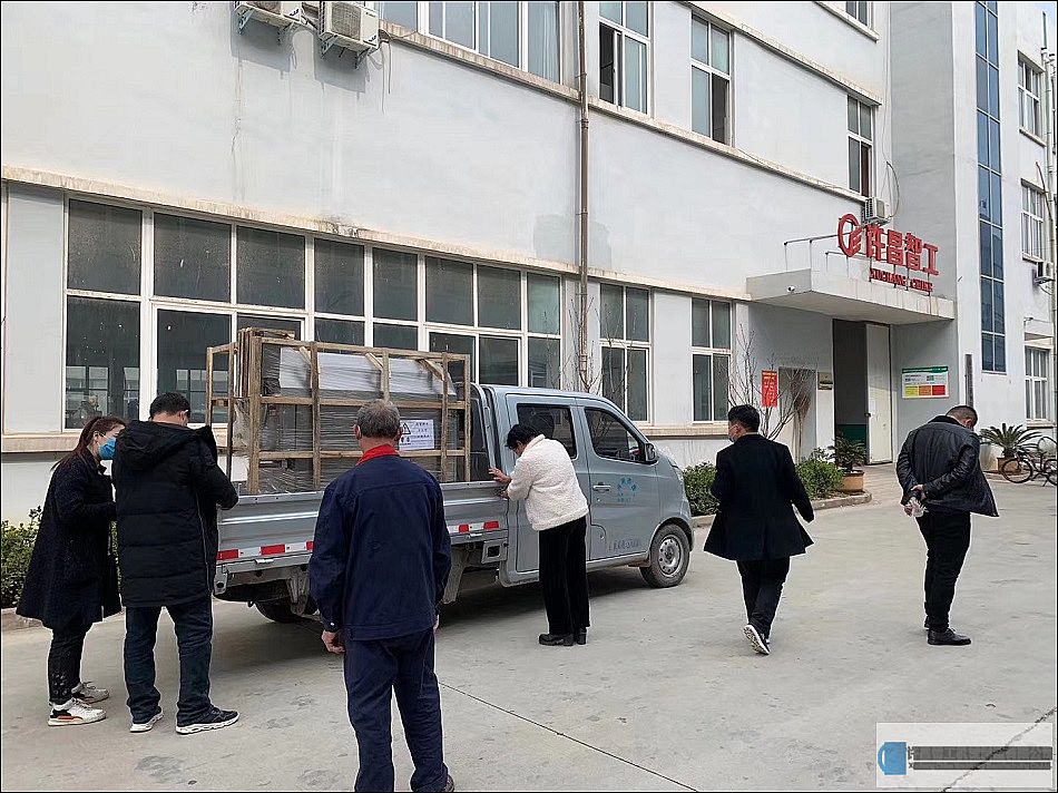 商丘客戶來廠訂購多功能電磁炒貨機