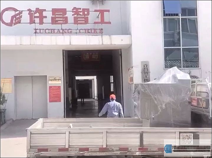 河南本地客戶訂購(gòu)電磁炒貨機(jī)直接拉走
